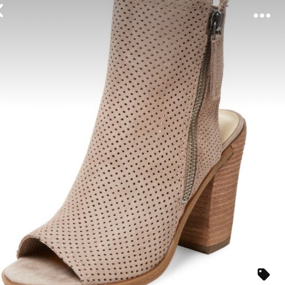 Dolce Vita Sz 8 Norra Open Toe Ankle Booties